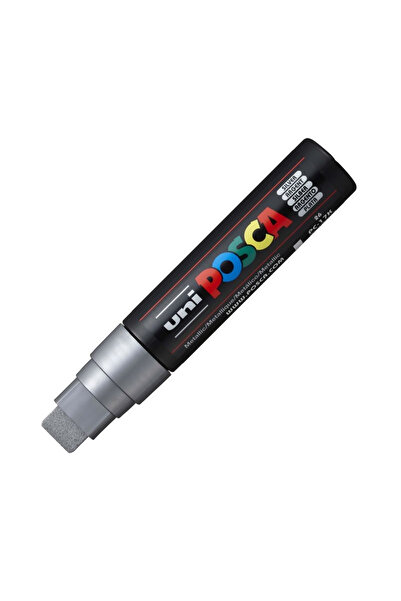 POSCA UNI Posca marker, 15.0 mm, beveled tip, SILVER