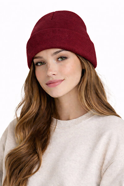 CARNAVAL SOCKS Carnaval Unisex Burgundy Knitted Beanie