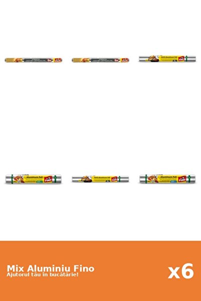 Fino Set 6 Aluminiu Fino: 4x 8 m, 1x 30 m, 1x 20 m