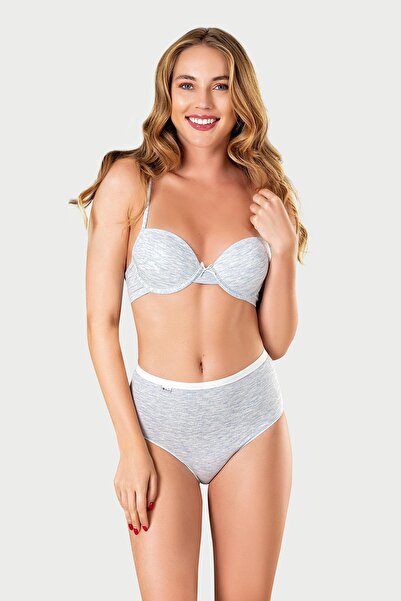 OBJE Women's Blue Melange Modal Panties