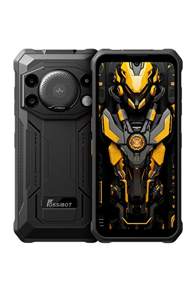 Fossibot F110L Black Rugged Phone, 4G, 6.75" IPS, 4GB + 128GB, NFC, Big Speak...