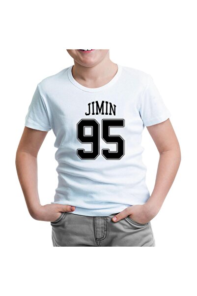 Lord T-Shirt تيشيرت بي تي إس - جيمين 95 للأطفال باللون الأبيض