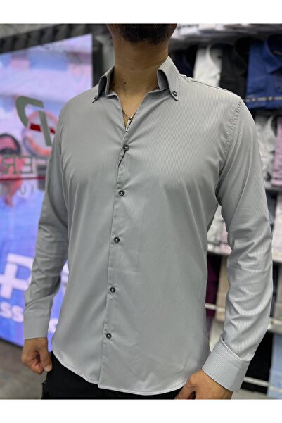 PASSERO Slim Fit V-Neck Cold Print Lycra