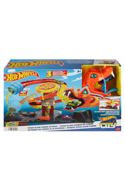 HOT WHEELS Pizza Dükkanında Kobra Macerası Oyun Seti HTN81