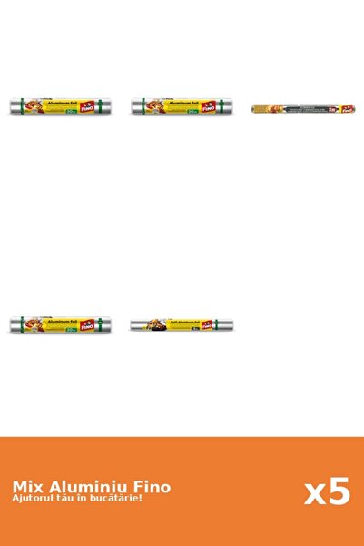 Fino Set 5 Aluminiu Fino: 3x 30 m, 2x 8 m