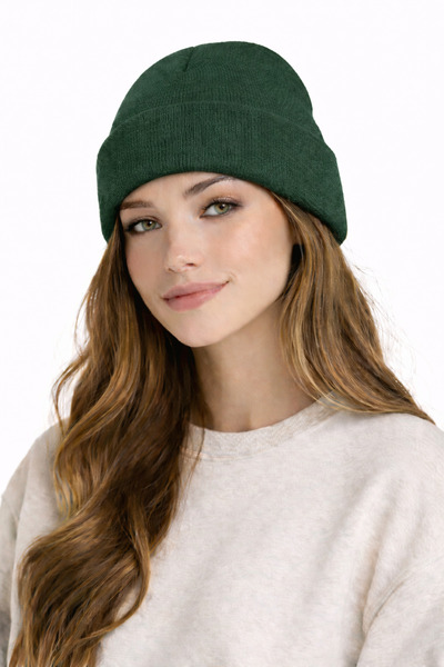 CARNAVAL SOCKS Carnival unisex khaki knit beanie