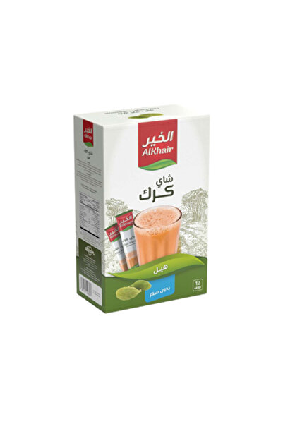 Alkhair Al Khair Karak Tea with Cardamom, Sugar-Free, 15g x 12 Sachets