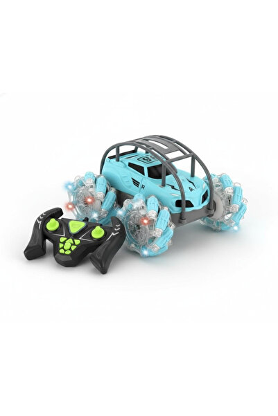 TOY LAND Remote Control Stunt Drift Car with LED Lights & Music, 360° Rotatio...