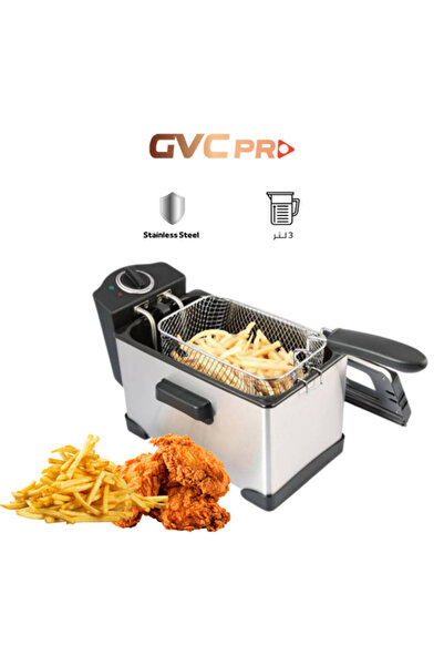 GVCPR Rectangular Oil Fryer from JVC Pro 3L - GVADF-1030