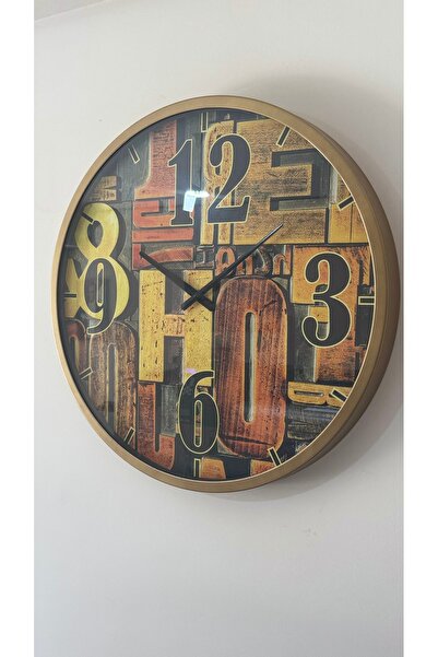 PRİME Concept 60 cm Diameter Metal Case Wall Clock
