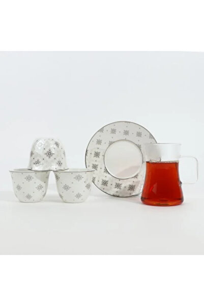 Generic Luxury Tea and Coffee Set with Elegant Design, Porcelain and Glass, S...