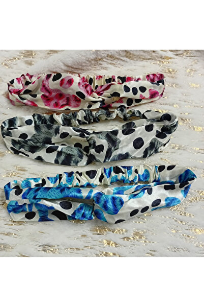 Lissa Aksesuar 3-Pack Knot Satin Bandanas
