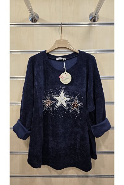 Park Moda Velvet Blouse with Stones