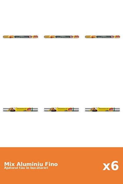 Fino Set 6 Aluminiu Fino: 6x 8 m