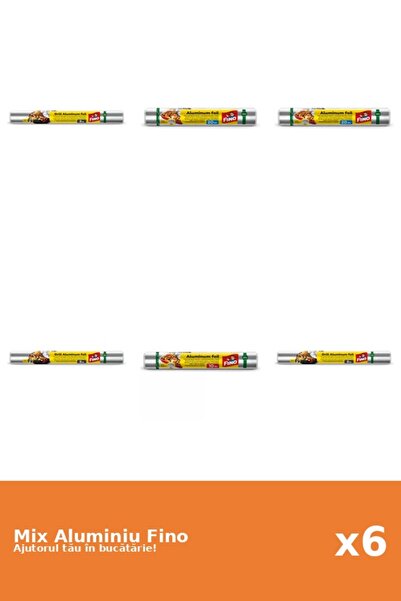 Fino Set 6 Aluminiu Fino: 3x 8 m, 2x 20 m, 1x 10 m