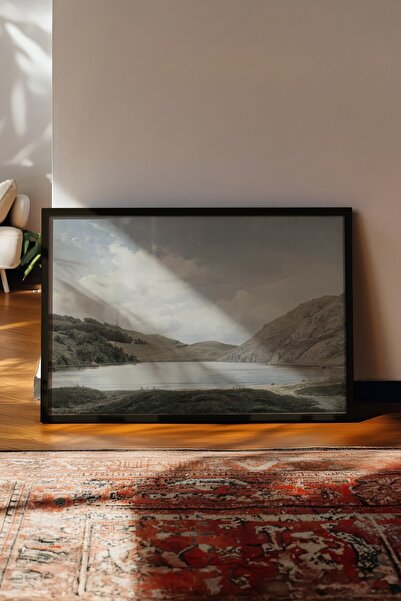 Postifull Vintage slika, poster u crnoj ramovini, vintage zidni dekor