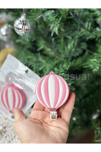 QUEEN AKSESUAR Breloc din silicon cu figurină drăguță de balon, ornament pent...