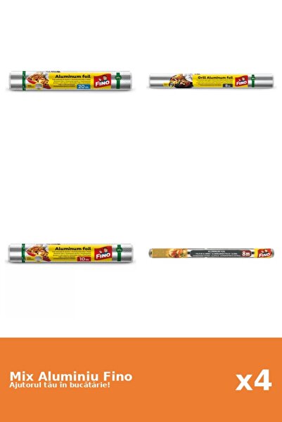 Fino Set 4 Aluminiu Fino: 1x 20 m, 2x 8 m, 1x 10 m