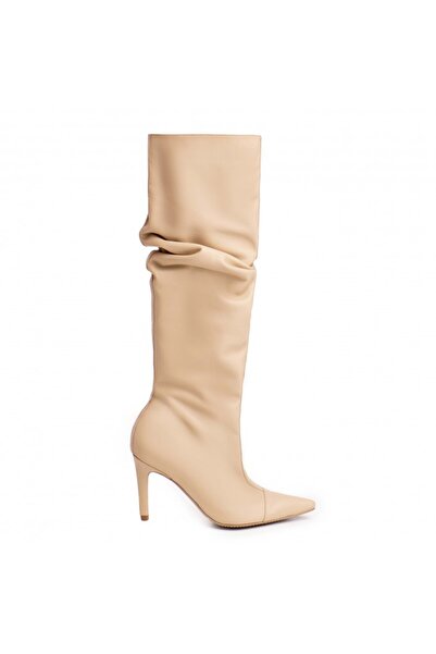 The 5th Element Cizme dama Piele Naturala Crem Dune