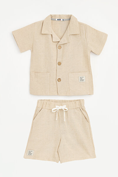 Mod Kids Boys' Suit, Mod Kids, Size: 110, Material: 65% Cotton, 35% Linen, Br...