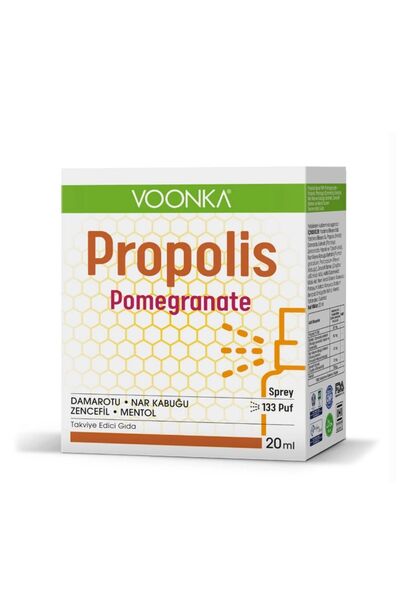 Voonka Propolis Pomegranate Sprey 20 ml