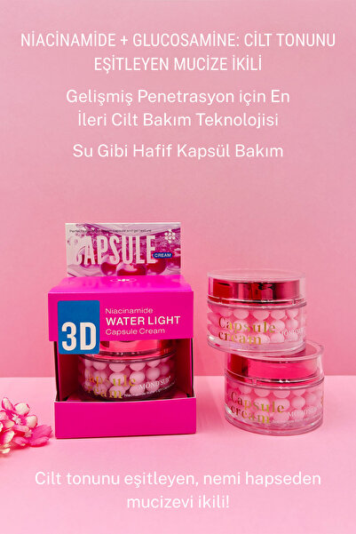 MondSub Niacinamide Kapsül Krem – Cilt Tonu Eşitleyici, Nemlendirici, Işıltı ...