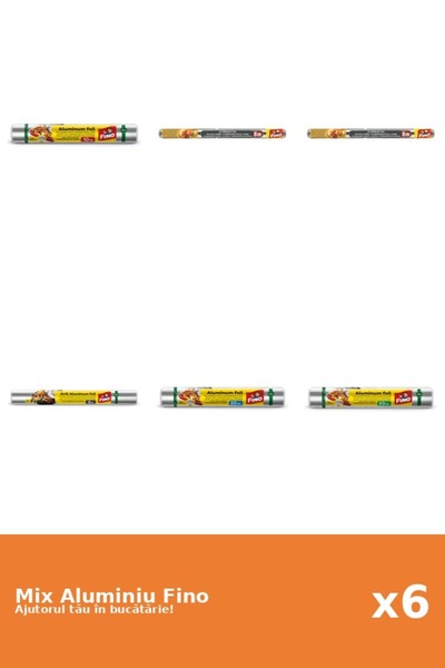 Fino Set 6 Aluminiu Fino: 1x 10 m, 3x 8 m, 1x 20 m, 1x 30 m