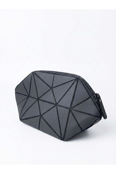Alix Avien Esnek Yapılı Seyahat Boy Mini Siyah Makyaj Çantası