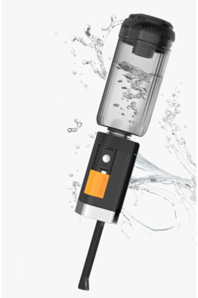 porodo Şarjlı ve Taşınabilir Seyahat Bidesi, 400ml Hazneli, Şişe Adaptörlü Ki...