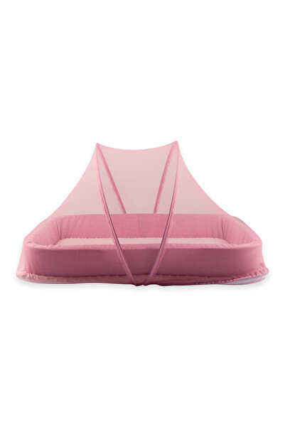 LITTLE ANGEL - سرير عش للأطفال مع ناموسية، كرسي استرخاء للمواليد الجدد