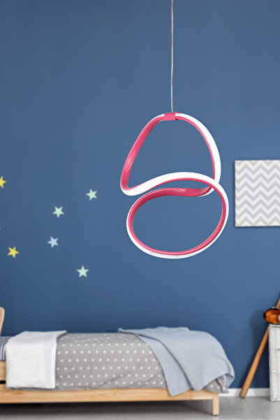 Begüsa Nirva Ledli Avize Fuşya