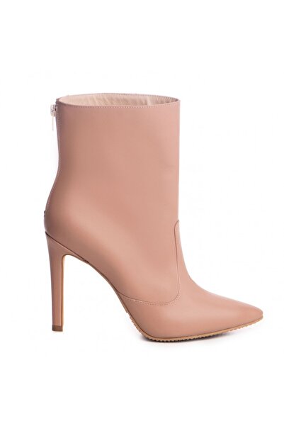 The 5th Element Botine dama Piele Naturala Simple Bej