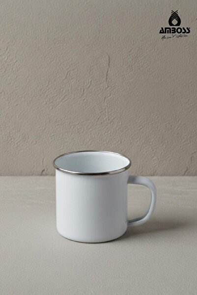 Amboss Crispella Cană emailată – Albă