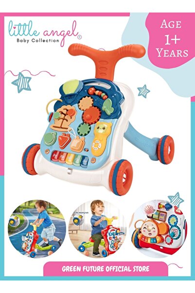 LITTLE ANGEL – Learning Baby Walker and Activity Play Table 2 in 1