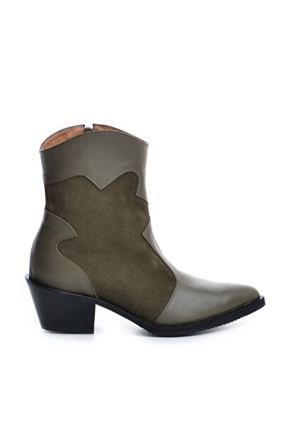 The 5th Element Women's Natural Leather Boots Khaki Arizona