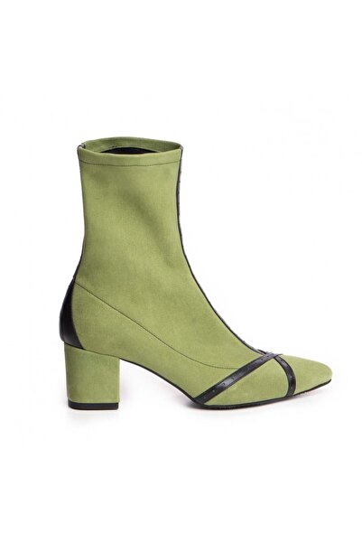 The 5th Element Women's Boots Natural Leather Green Kylie