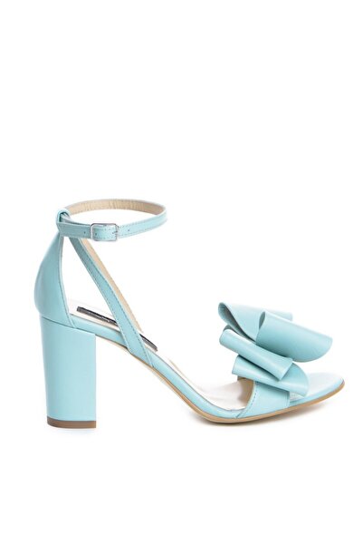 The 5th Element Menta Bow chunky heel leather sandals