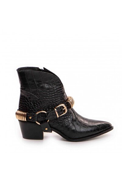 The 5th Element Ciocate dama Piele Naturala Negru Metal Bronx