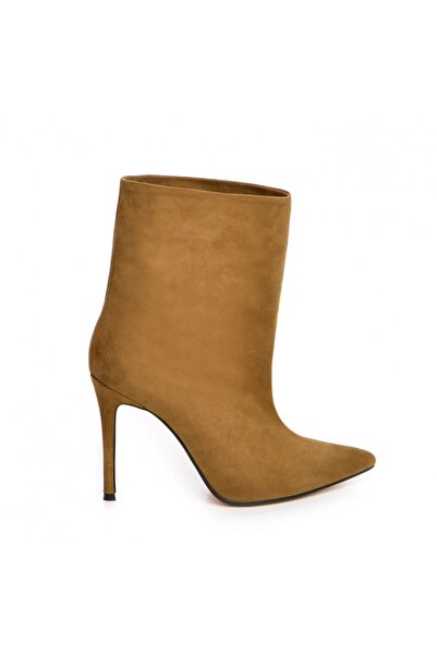 The 5th Element Women's Ankle Boots Natural Leather Camel Cardie