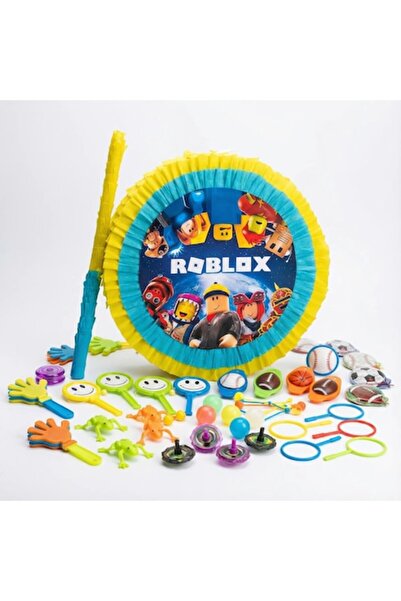 HappyHit Piñata Roblox cu bâtă și 50 de jucării