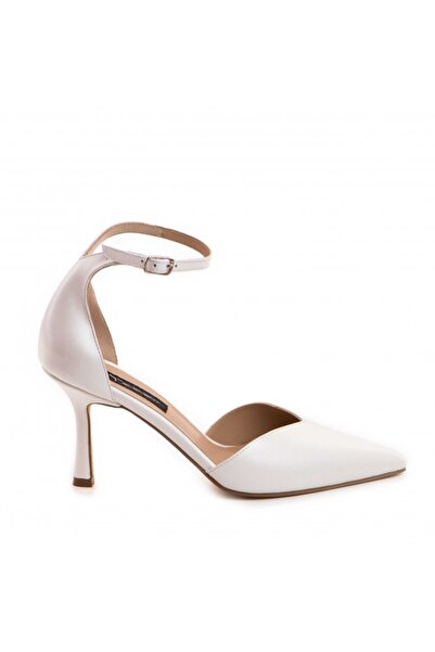 The 5th Element Pantofi stiletto piele naturala Alb Classy