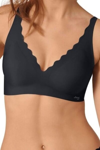 SLOGGI Sutien, Zero Feel Wavy, negru, XS
