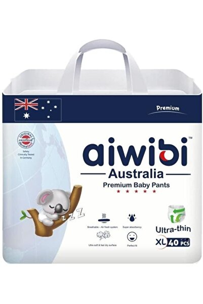 Aiwibi Premium Pants Diaper Size 5, (XL 13-18kg),40 Count