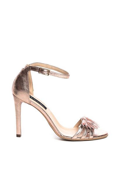 The 5th Element Women's genuine leather sandals Dahlia Gold Rose