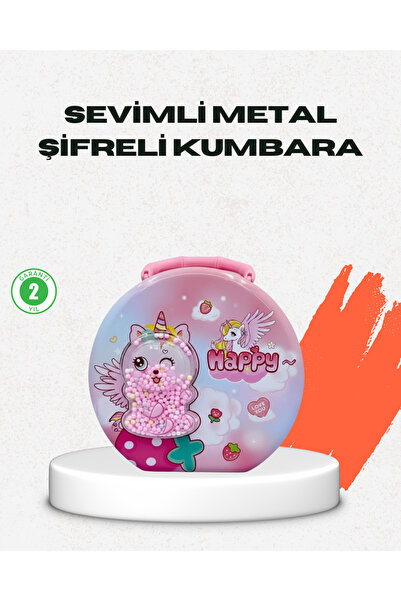 UCUZTEKNO Mini dečija kasica za novac, sigurna zaključana štedionica