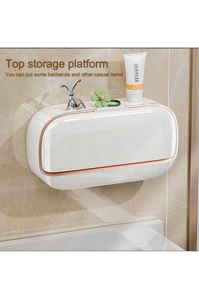 Home Kapaklı Katı Sabunluk – Kendinden Su Boşaltmalı, Su Akıtmaz Hijyenik Sab...