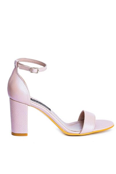 The 5th Element Sandale piele toc gros Simple Rose