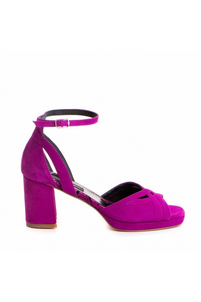 The 5th Element Women's genuine leather sandals Magenta Mikaela