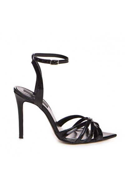 The 5th Element Women's sandals made of genuine leather, Black Ana