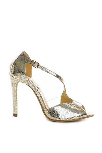 The 5th Element Muse Gold Sparkle genuine leather sandals